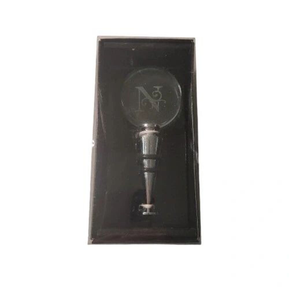 Michaels Initial “N” Wine Stopper|Monogram Bottle Stopper|Giftable Bar Accessory